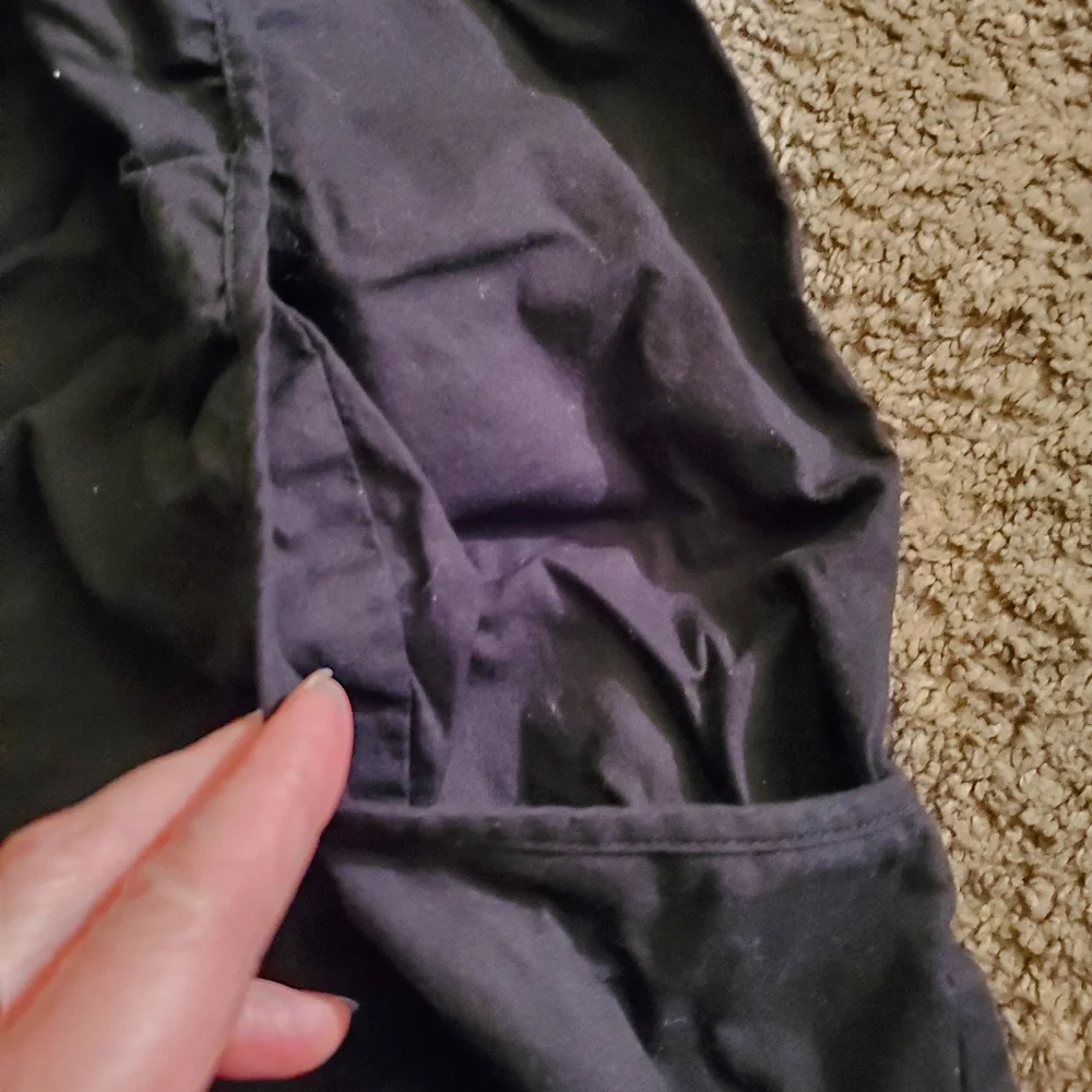 Black Summer Halter Shorts/Romper Black Poppy - Picture 3 of 6